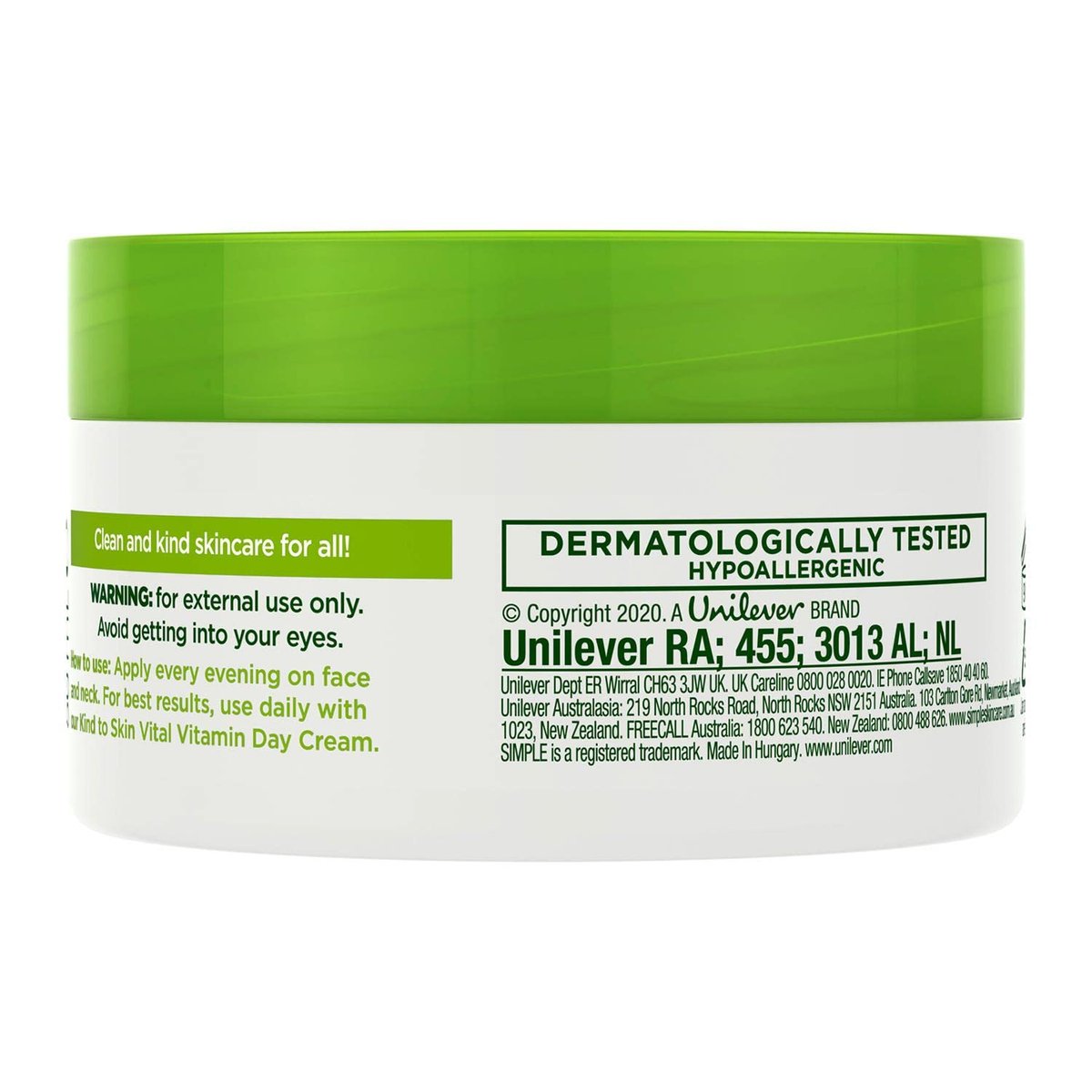 Simple Kind to Skin Vital Vitamin Night Cream - 50ml | Hydrating & Revitalizing - görsel 5