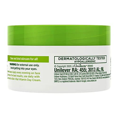 Simple Kind to Skin Vital Vitamin Night Cream - 50ml | Hydrating & Revitalizing