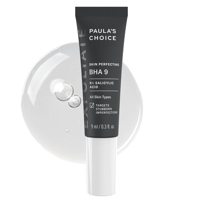 Paula's Choice SKIN PERFECTING BHA 9 Spot Treatment – 9% Salicylic Acid Exfoliant for Blackheads, Large Pores, Wrinkles & Fine Lines, Fragrance-Free, 0.3 Fl Oz Avelisse