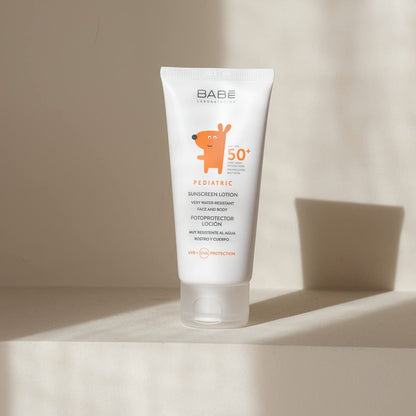 Laboratorios Babe Pediatric Sun Screen Lotion SPF 50+ – 100 ml (3.4 fl oz) – Broad Spectrum UVA/UVB Protection for Children's Sensitive Skin Avelisse