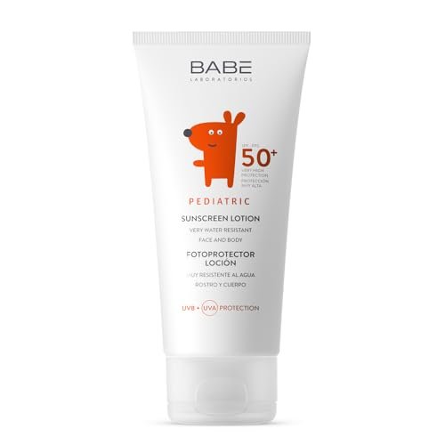 Laboratorios Babe Pediatric Sun Screen Lotion SPF 50+ – 100 ml (3.4 fl oz) – Broad Spectrum UVA/UVB Protection for Children's Sensitive Skin Avelisse