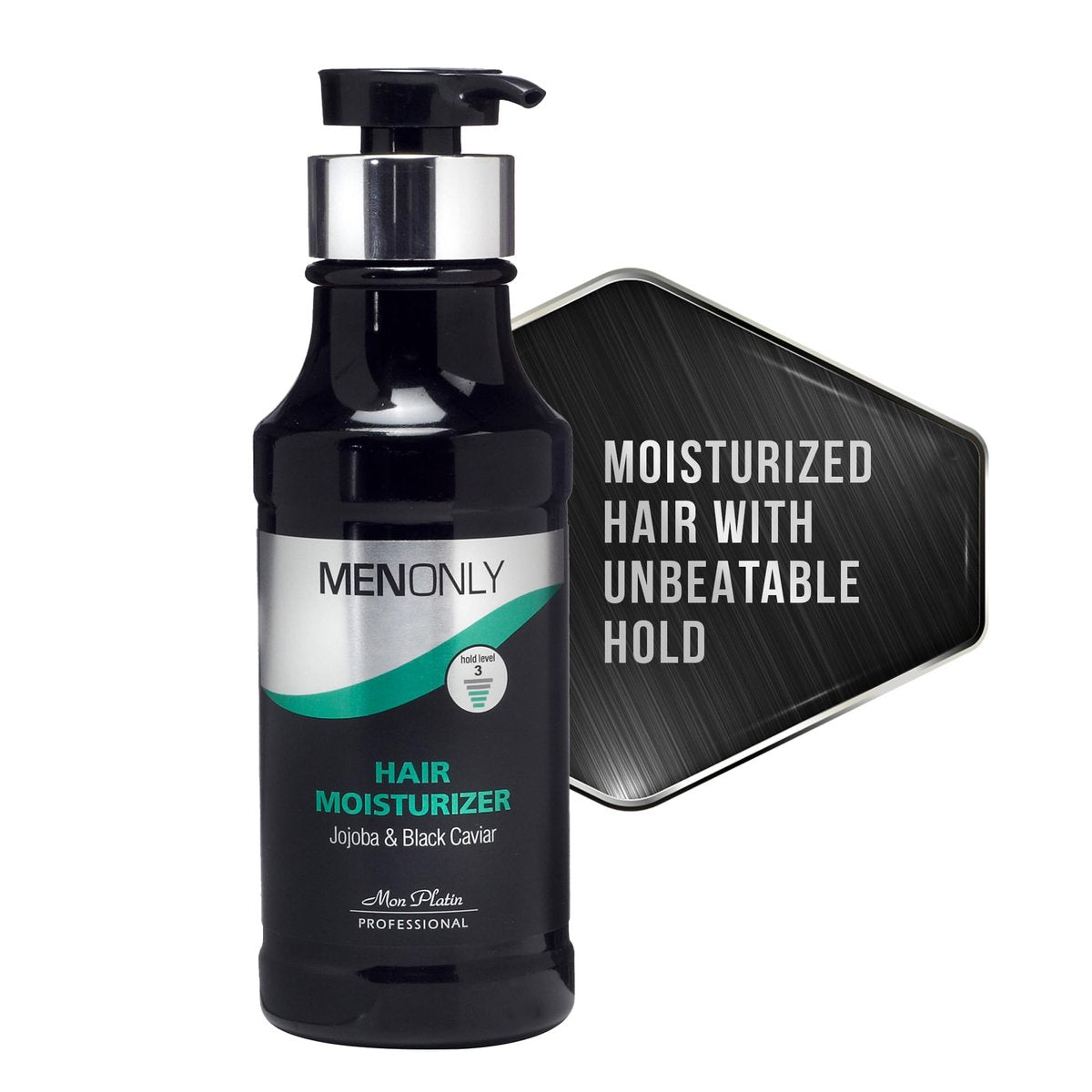 Mon Platin Black Caviar Hair Cream – Leave-In Moisturizer with Jojoba, Avocado & Silicone – Smooth & Shine – 250ml - görsel 1