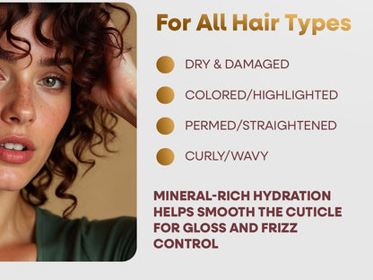 Mon Platin Honey & Olive Oil Hair Mask 500g – Deep Conditioner with Dead Sea Minerals, Royal Jelly & Propolis for Dry, Damaged, Colored, Permed or Split-End Hair