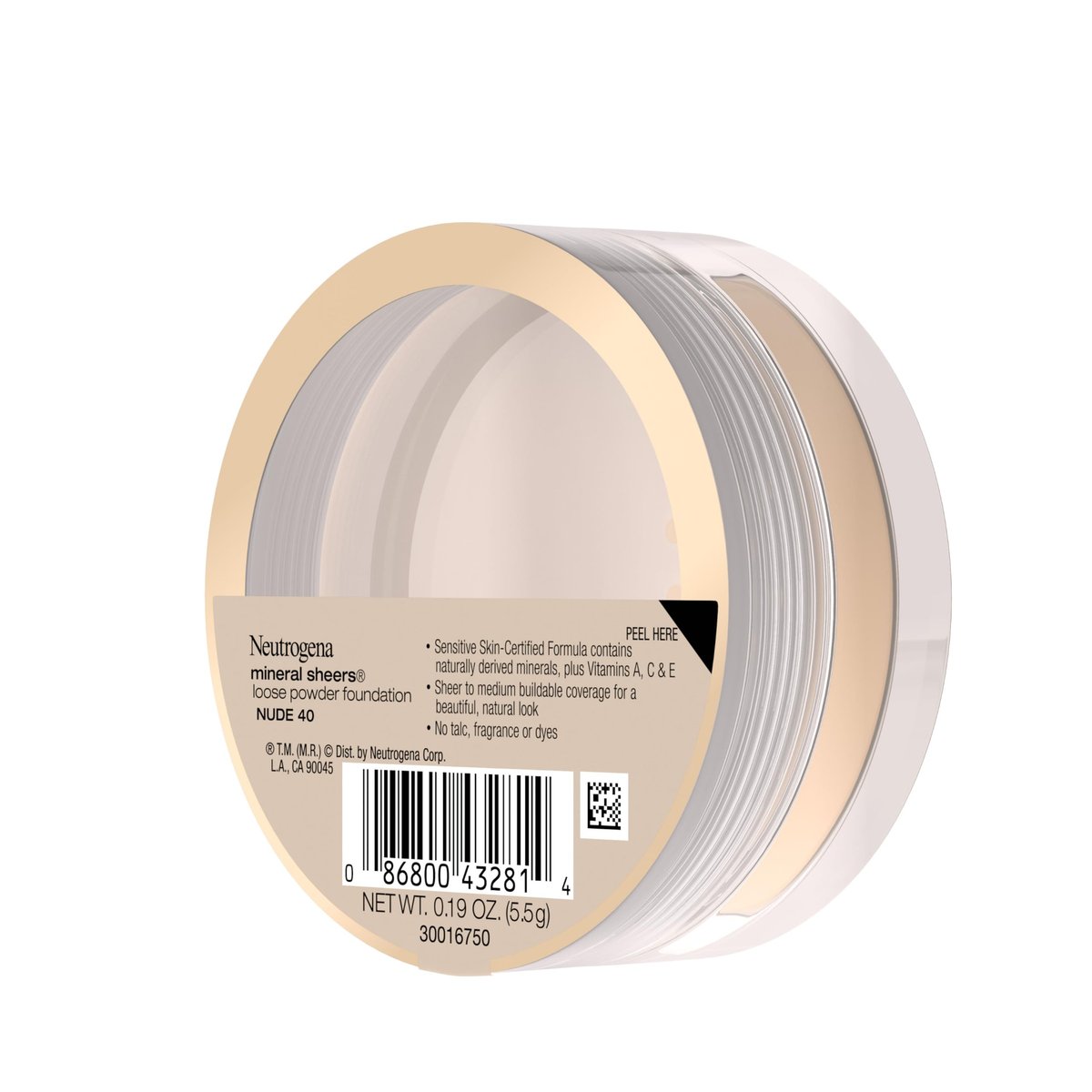 Neutrogena Mineral Sheers Lightweight Loose Powder Foundation - Nude 40, 0.19 oz - Sheer to Medium Buildable Coverage with Vitamins A, C, & E - görsel 11
