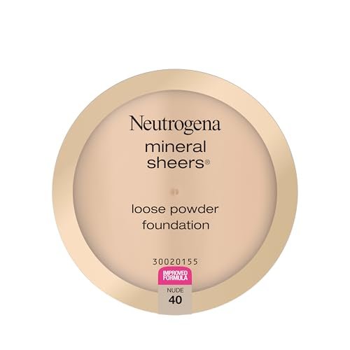 Neutrogena Mineral Sheers Lightweight Loose Powder Foundation - Nude 40, 0.19 oz - Sheer to Medium Buildable Coverage with Vitamins A, C, & E - görsel 2