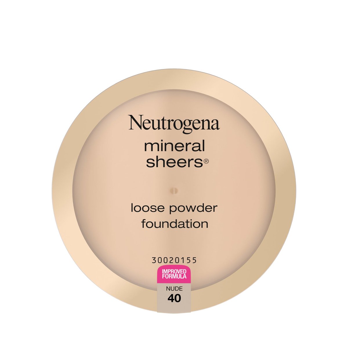 Neutrogena Mineral Sheers Lightweight Loose Powder Foundation - Nude 40, 0.19 oz - Sheer to Medium Buildable Coverage with Vitamins A, C, & E - görsel 1