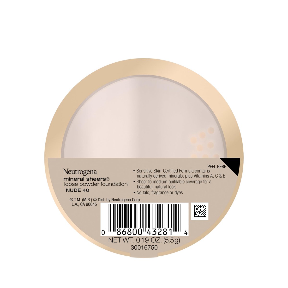 Neutrogena Mineral Sheers Lightweight Loose Powder Foundation - Nude 40, 0.19 oz - Sheer to Medium Buildable Coverage with Vitamins A, C, & E - görsel 15