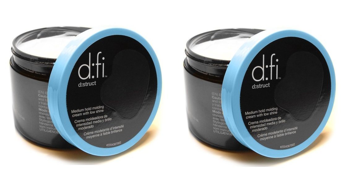 D:fi Hair Distruct Medium Hold Molding Creme – 2 Pack (2.65 oz Each) Avelisse