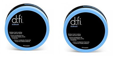 D:fi Hair Distruct Medium Hold Molding Creme – 2 Pack (2.65 oz Each) Avelisse