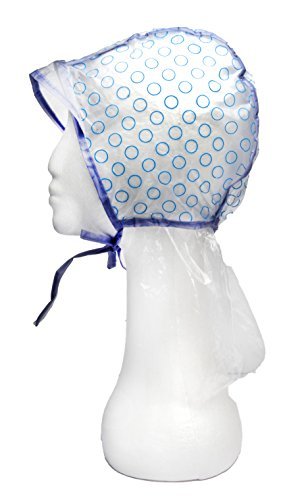 Diane Extend-A-Cap Salon Hair Caps with Metal Hook for Highlights - Clear Extra Large, 12 Count Avelisse