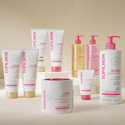 Topicrem Ultra-Moisturising Body Milk – 500 ml, Intense Hydration with Hyaluronic Acid Avelisse