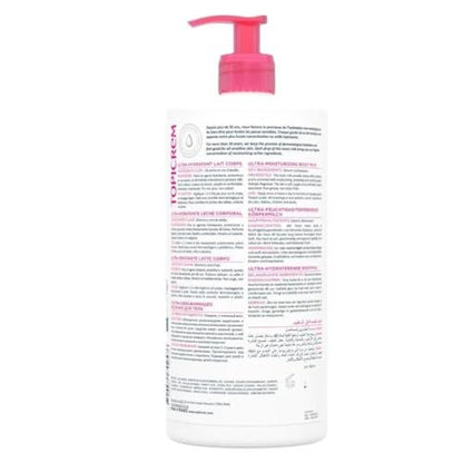 Topicrem Ultra-Moisturising Body Milk – 500 ml, Intense Hydration with Hyaluronic Acid Avelisse