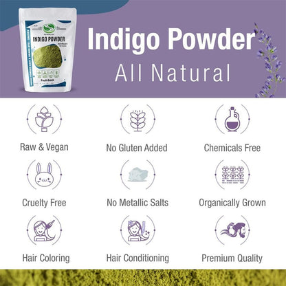 200g Indigo Powder for Hair Dye & Color – The Henna Guys