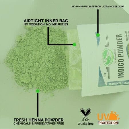200g Indigo Powder for Hair Dye & Color – The Henna Guys - görsel 5