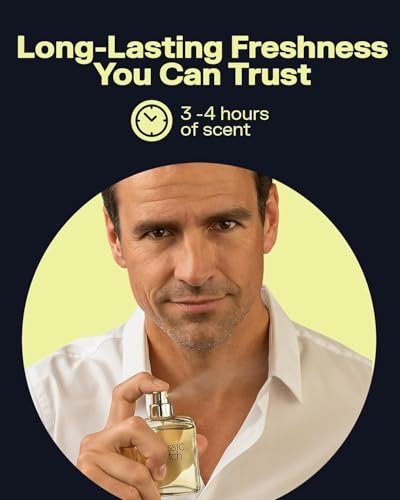 PB ParfumsBelcam Classic Match CM Eau De Toilette Spray for Men - Fresh, Woody, Floral, Long-Lasting Cologne, 2.5 Fl Oz Avelisse