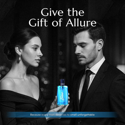 PB ParfumsBelcam Blue Depths Eau de Toilette for Men - Fresh Aquatic Cologne with Crisp Citrus, Warm Musk & Amber - 3.4 Fl Oz