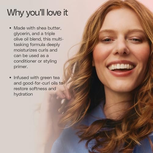 Ouidad Moisture Lock Whipped Curls Daily Hair Conditioner and Primer - 8.5 fl oz, Olive Oil, Shea Butter, and Glycerin, Curl Moisturizing Conditioner and Leave-in Styling Primer, All Curl Types - görsel 10