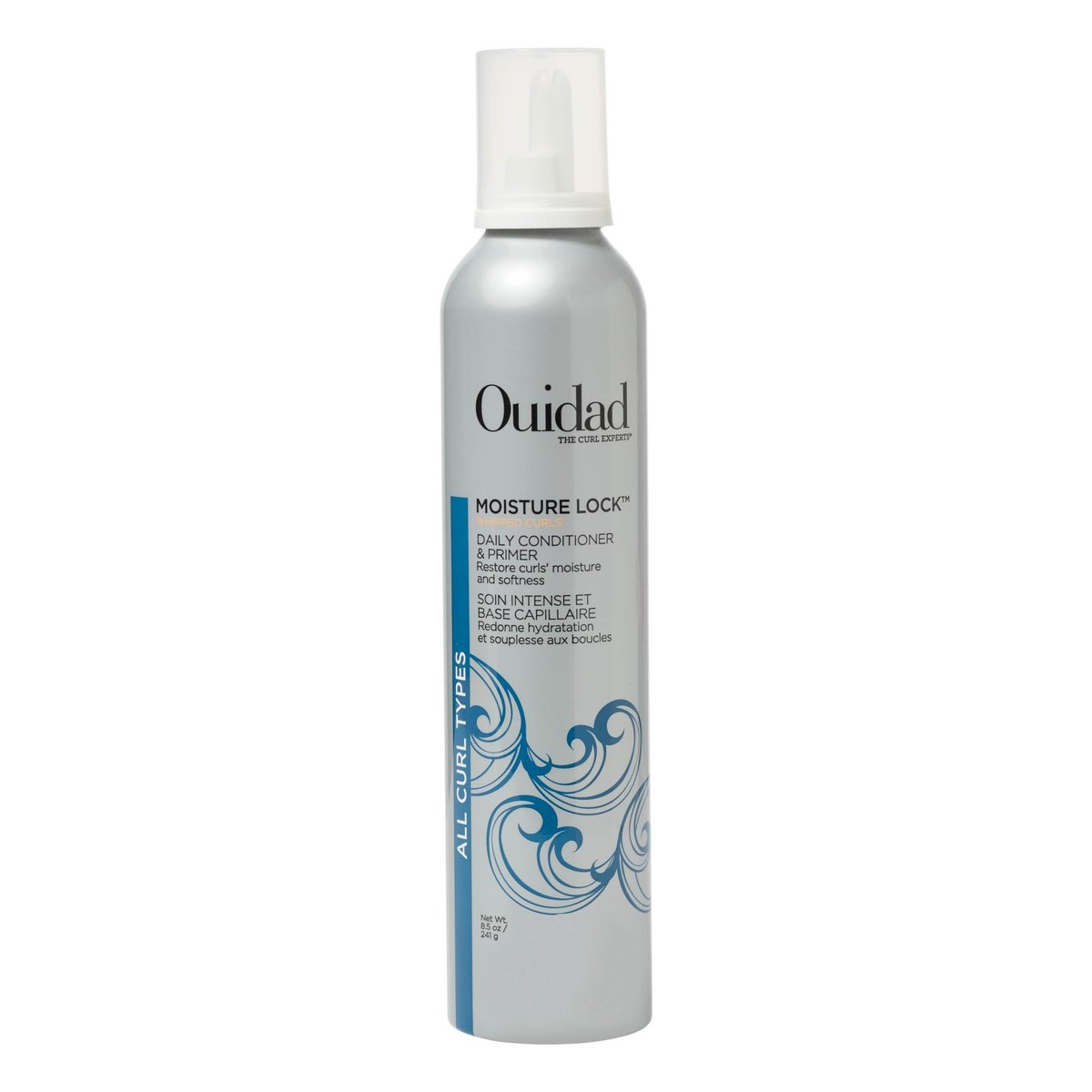 Ouidad Moisture Lock Whipped Curls Daily Hair Conditioner and Primer - 8.5 fl oz, Olive Oil, Shea Butter, and Glycerin, Curl Moisturizing Conditioner and Leave-in Styling Primer, All Curl Types - görsel 1