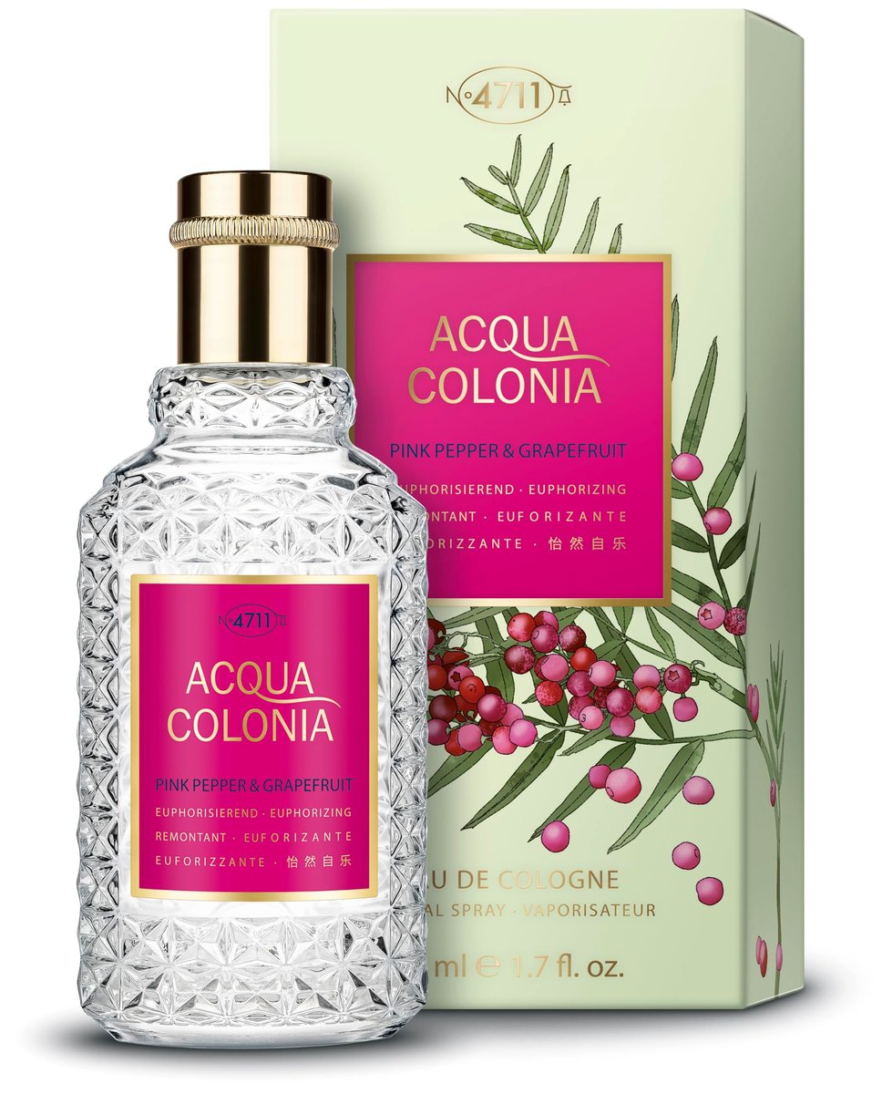 4711 Acqua Colonia Pink Pepper and Grapefruit Eau de Cologne for Unisex - 1.7 oz Spray - görsel 2