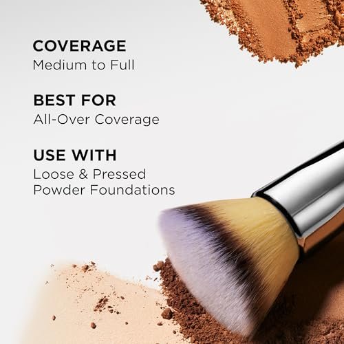 IT Cosmetics Heavenly Luxe Flat Top Buffing Foundation Brush #6 - Professional Foundation Brush for Liquid & Powder Makeup Avelisse