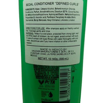 Sedal Rizos Definidos 3-Piece Set – Shampoo, Conditioner & Styling for Defined Curls Avelisse