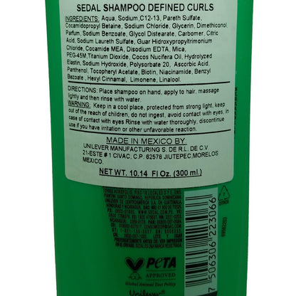 Sedal Rizos Definidos 3-Piece Set – Shampoo, Conditioner & Styling for Defined Curls Avelisse