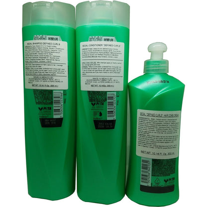 Sedal Rizos Definidos 3-Piece Set – Shampoo, Conditioner & Styling for Defined Curls Avelisse