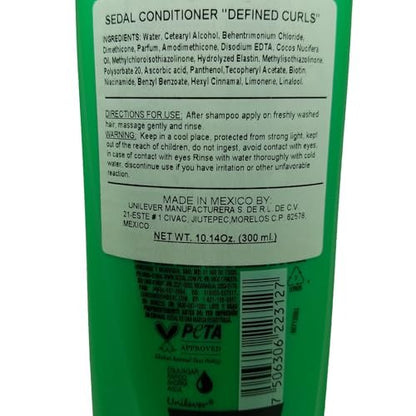 Sedal Rizos Definidos 3-Piece Set – Shampoo, Conditioner & Styling for Defined Curls Avelisse