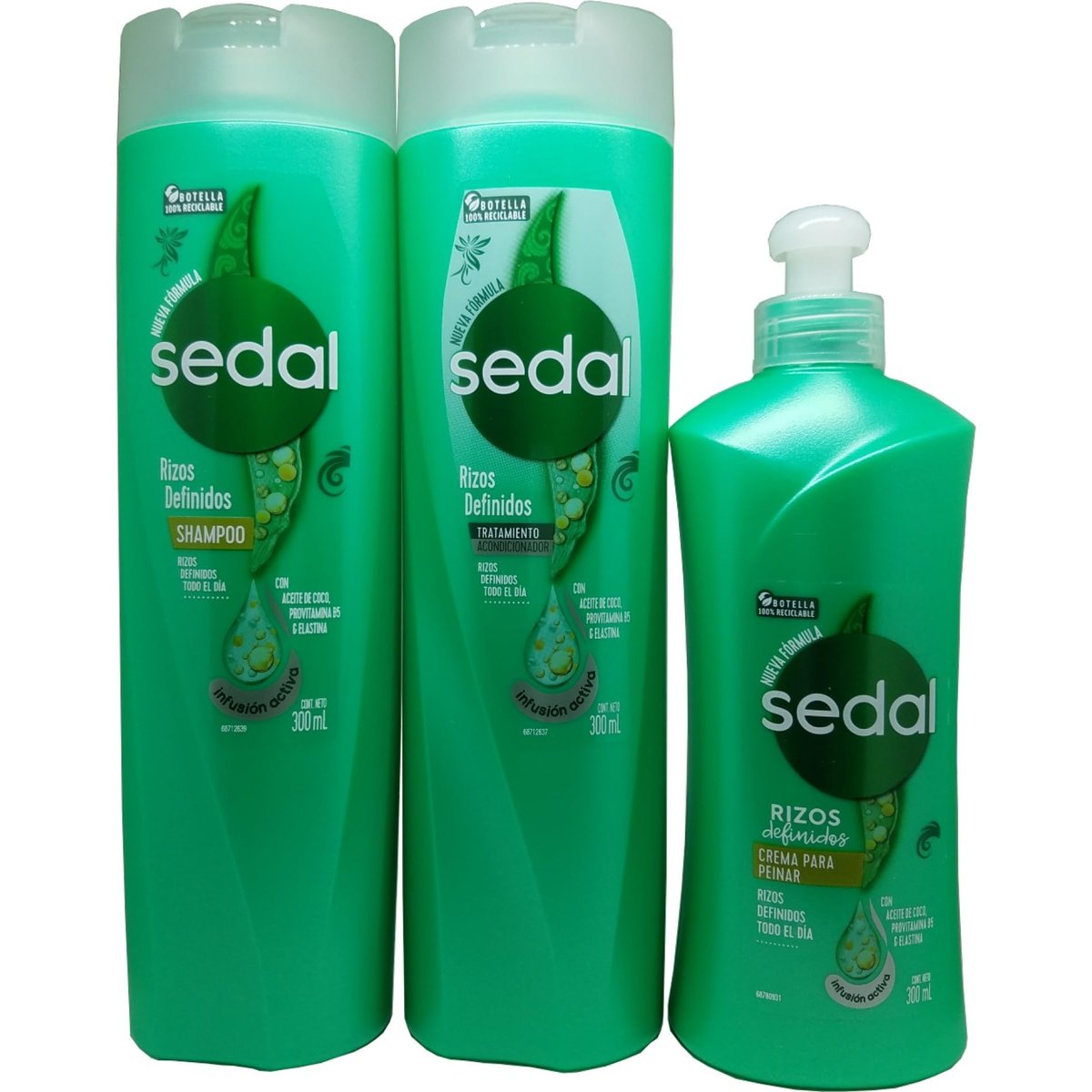 Sedal Rizos Definidos 3-Piece Set – Shampoo, Conditioner & Styling for Defined Curls Avelisse