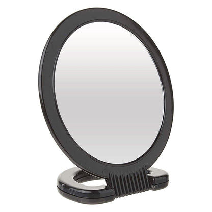 Diane Hand Mirror – Double-Sided 1X and 3X Magnification, Lightweight Portable Handheld Mirror with Handle, Ideal for Makeup, Shaving, & Everyday Beauty, Compact Size for Travel & Gym – 6" Diameter