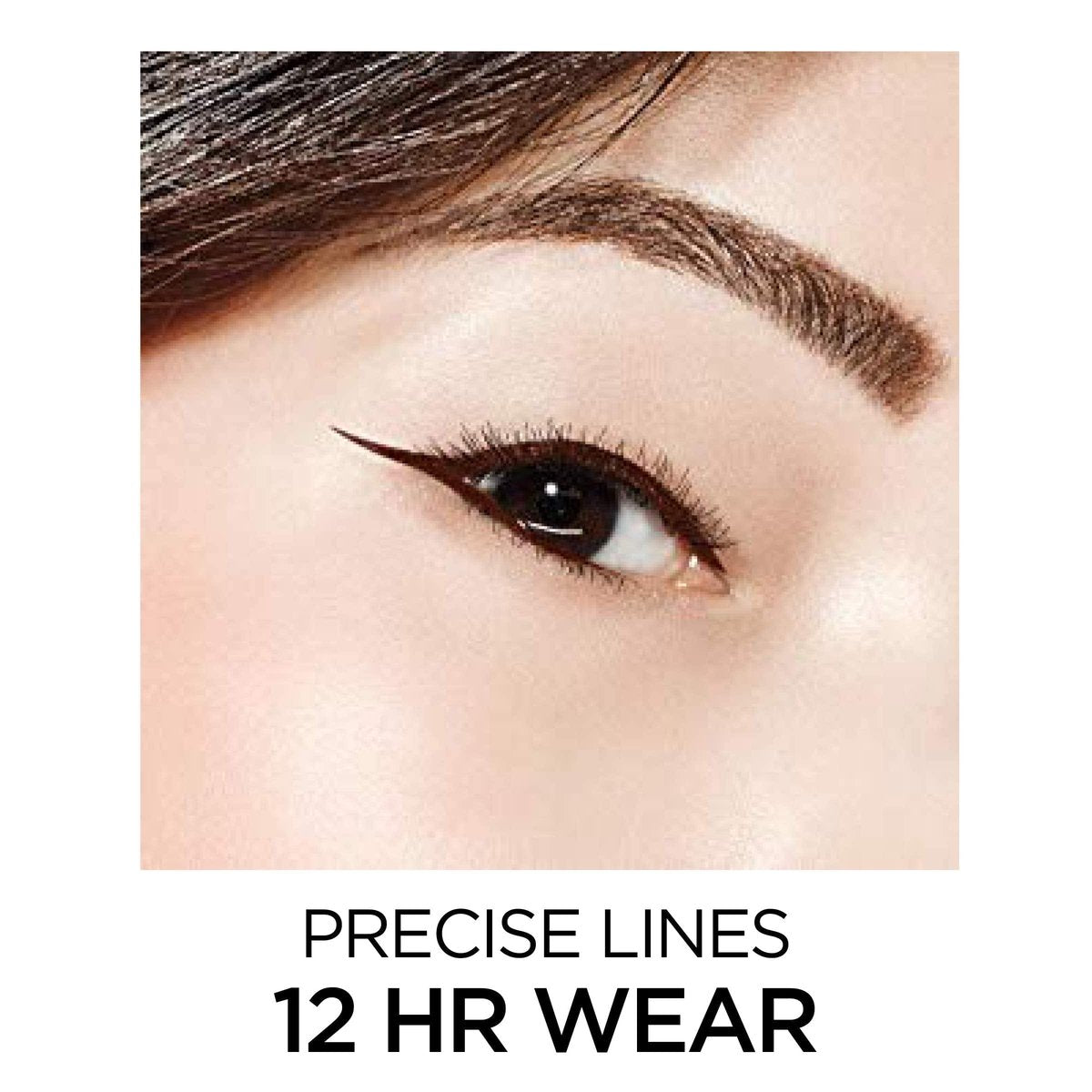 L'Oreal Paris Infallible Super Slim Long-Lasting Liquid Eyeliner - Ultra-Fine Felt Tip, Quick Drying Formula, Black, 1 Count - görsel 7