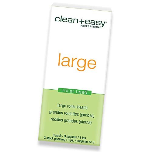 Clean + Easy Large Wax Roller Heads – Roll-On Wax Refill Applicators for Legs & Body Hair Removal, 3 Pack - görsel 13