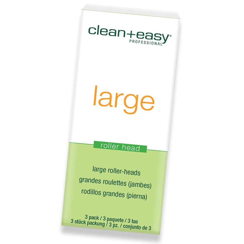 Clean + Easy Large Wax Roller Heads – Roll-On Wax Refill Applicators for Legs & Body Hair Removal, 3 Pack - görsel 12