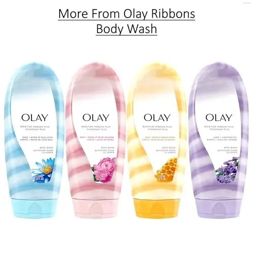 Olay Moisture Ribbons Plus Body Wash for Women, Deep Conditioning & Moisturizing, Shea Butter & Manuka Honey Scent, 18 fl oz Avelisse
