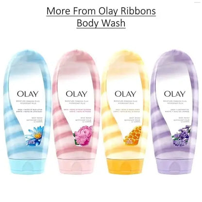 Olay Moisture Ribbons Plus Body Wash for Women, Deep Conditioning & Moisturizing, Shea Butter & Manuka Honey Scent, 18 fl oz Avelisse