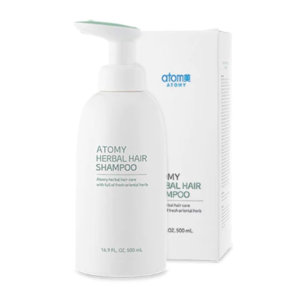 Atomy Herbal Hair Shampoo 500 ml - Sulfate-Free for Hair Growth, Dandruff & Oily Scalp - görsel 1