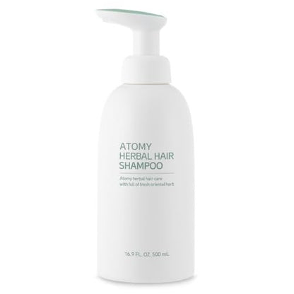 Atomy Herbal Hair Shampoo 500 ml - Sulfate-Free for Hair Growth, Dandruff & Oily Scalp