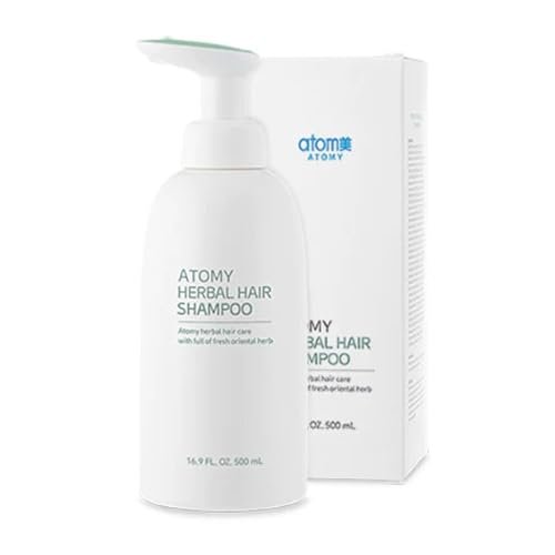 Atomy Herbal Hair Shampoo 500 ml - Sulfate-Free for Hair Growth, Dandruff & Oily Scalp - görsel 2