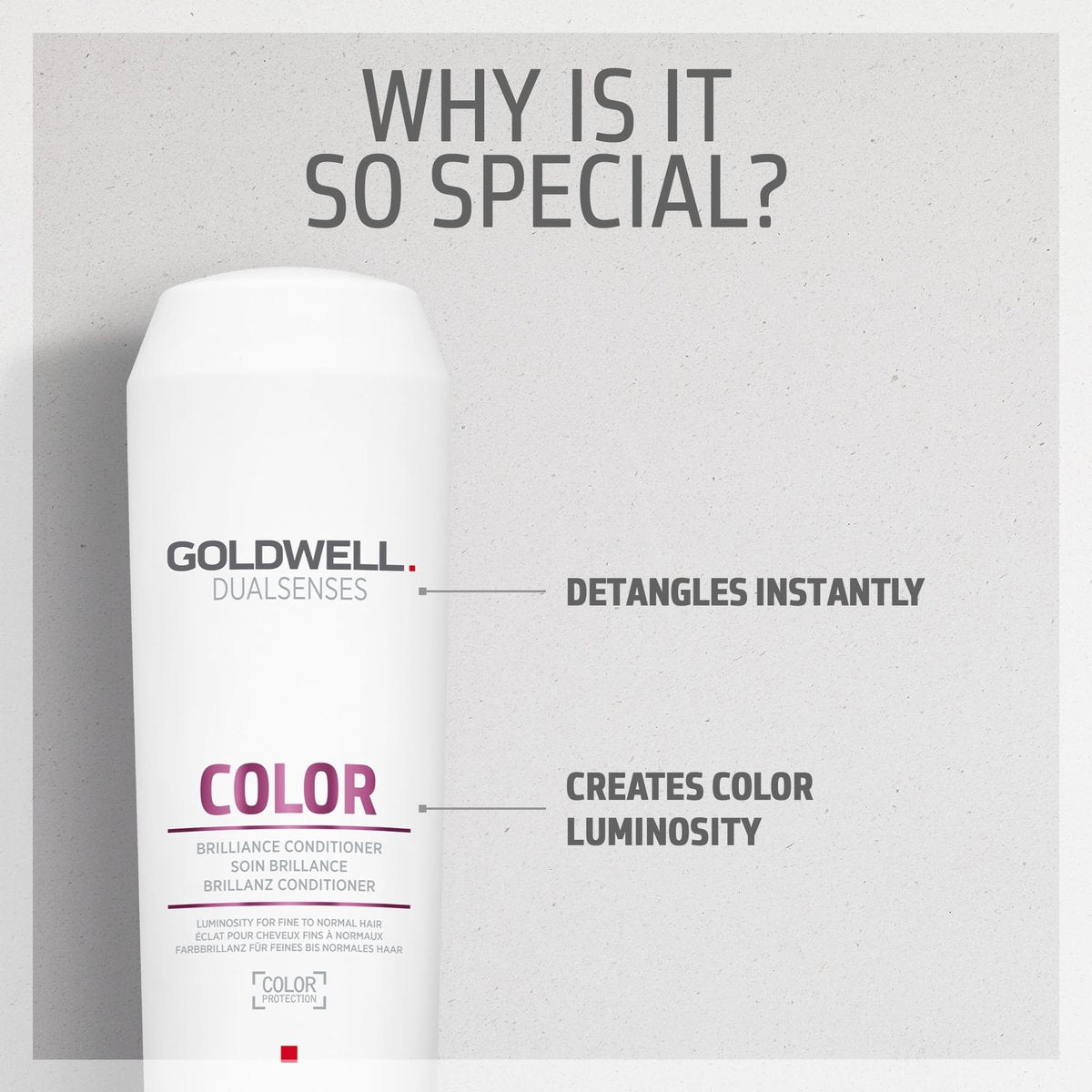 Goldwell Dualsenses Color Brilliance Conditioner - 10.1 Fl Oz | Color-Safe Hair Care - görsel 7