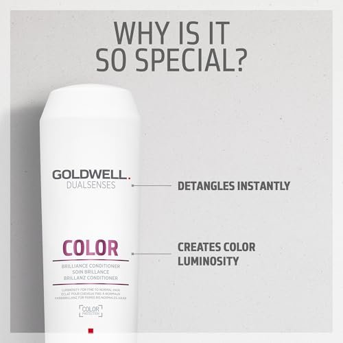 Goldwell Dualsenses Color Brilliance Conditioner - 10.1 Fl Oz | Color-Safe Hair Care - görsel 8