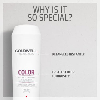 Goldwell Dualsenses Color Brilliance Conditioner - 10.1 Fl Oz | Color-Safe Hair Care
