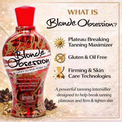 Devoted Creations Blonde Obsession Self Tanner for Hair & Skin, 12.25 oz Avelisse