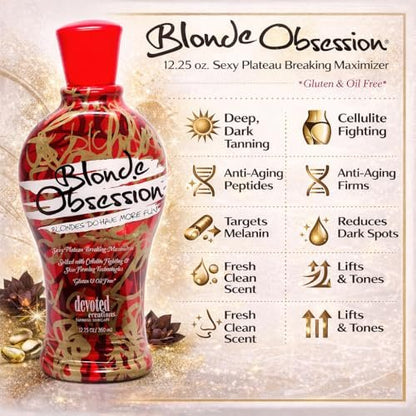 Devoted Creations Blonde Obsession Self Tanner for Hair & Skin, 12.25 oz Avelisse
