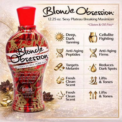 Devoted Creations Blonde Obsession Self Tanner for Hair & Skin, 12.25 oz Avelisse