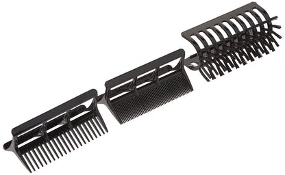 Annie Hot & Hotter Hatchet Hair Dryer Attachment Set #5803 – 3-Piece Comb Kit for Precision Styling