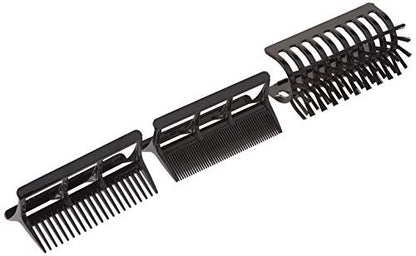 Annie Hot & Hotter Hatchet Hair Dryer Attachment Set #5803 – 3-Piece Comb Kit for Precision Styling