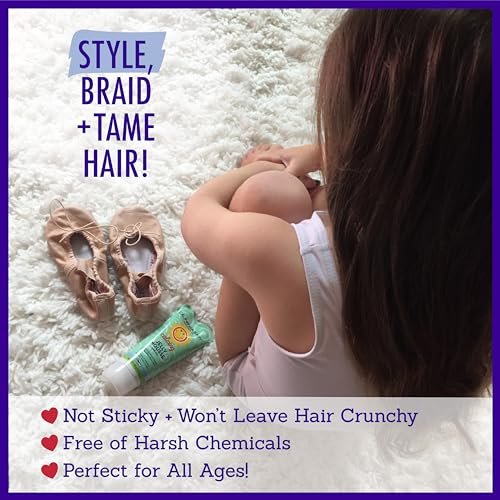 California Baby Calming Hair Gel for Kids - 100% Plant-Based, Medium-Hold, Lavender Scent, Hypoallergenic - 2.9 oz Avelisse