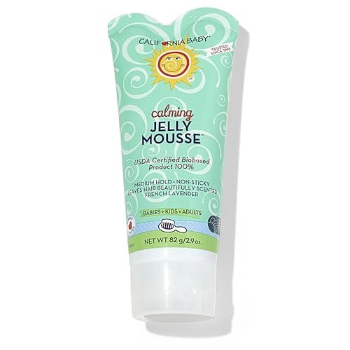 California Baby Calming Hair Gel for Kids - 100% Plant-Based, Medium-Hold, Lavender Scent, Hypoallergenic - 2.9 oz Avelisse
