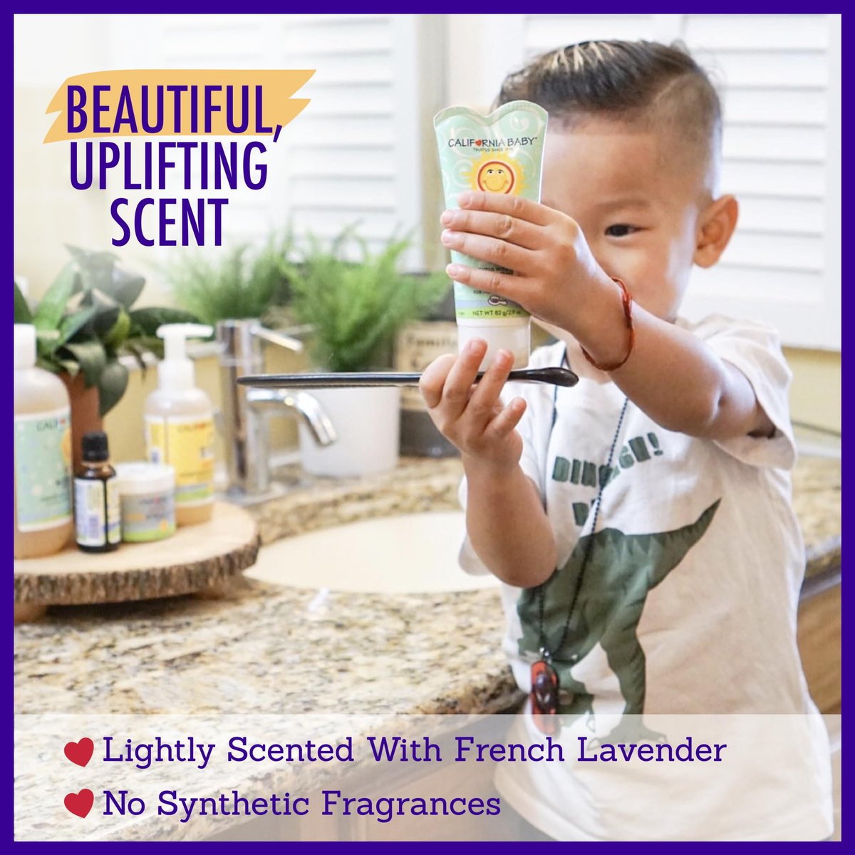 California Baby Calming Hair Gel for Kids - 100% Plant-Based, Medium-Hold, Lavender Scent, Hypoallergenic - 2.9 oz Avelisse