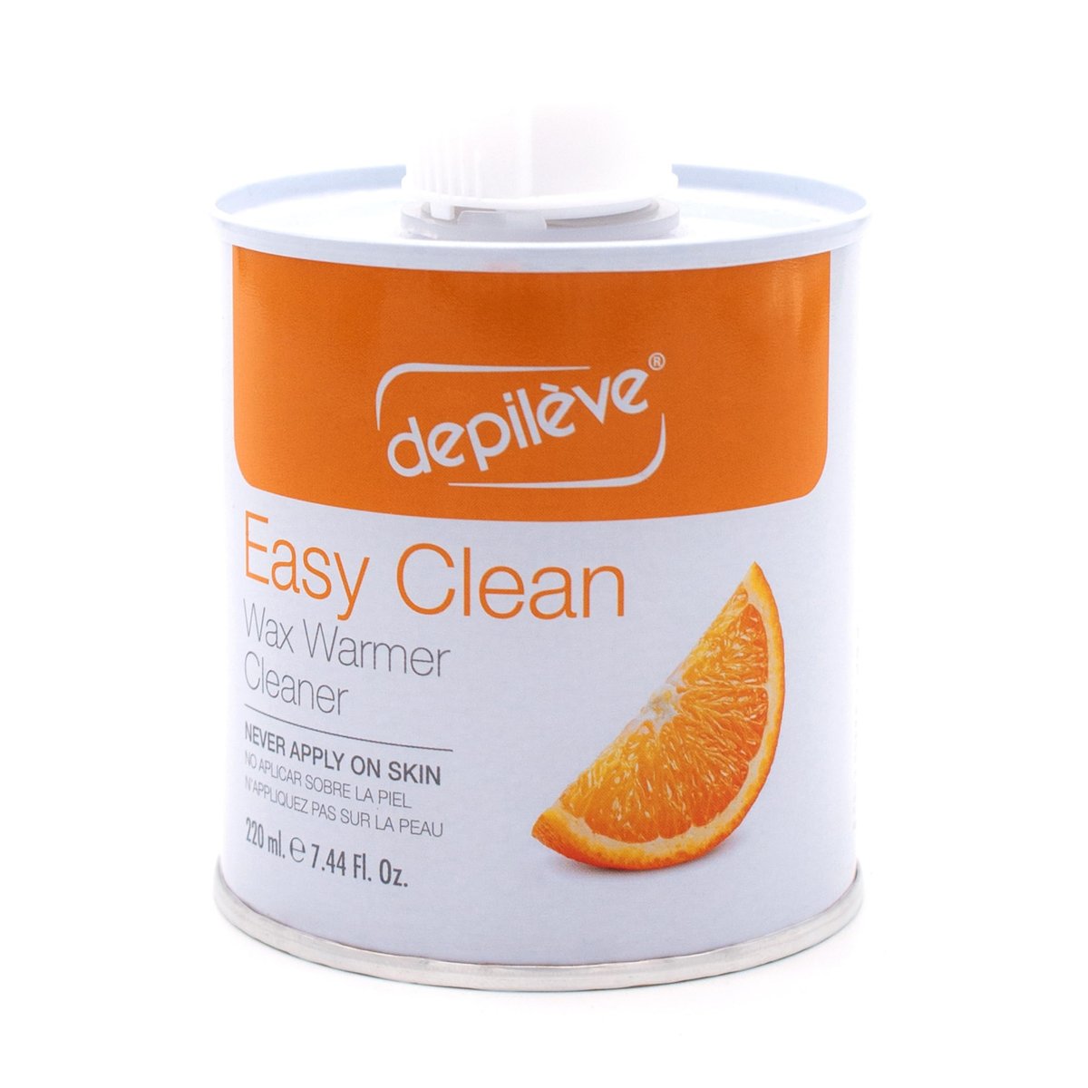 Depileve Easy Clean Citric Wax Cleaner and Remover for Warmers and Professional Equipment - Orange Scent - 7.7 oz - görsel 2